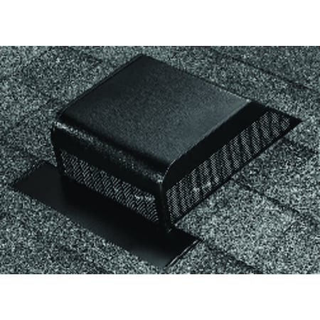 Air Vent Air Vent 3.6 in. H X 15 in. W X 16 in. L X 9 in. D Black Aluminum Roof Vent Assembly 85282